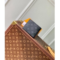 Top Grade Louis Vuitton Multiple Wallet in Black Monogram Eclipse Canvas M61695 2024