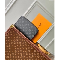 Inexpensive Louis Vuitton Zippy XL Wallet in Black Monogram Eclipse Canvas M61698 2024