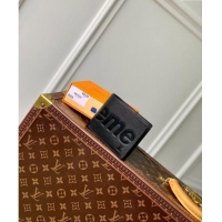 Luxury Cheap Supreme x Louis Vuitton Multiple Wallet in Epi Leather M64542 Black 2024