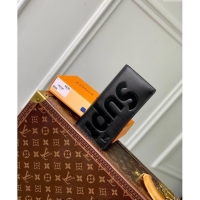 Luxury Cheap Supreme x Louis Vuitton Brazza Wallet in Epi Leather M64541 Black 2024