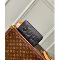 Most Popular Supreme x Louis Vuitton Zippy Wallet in Epi Leather M64548 Black 2024