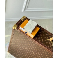 Big Discount Louis Vuitton Pocket Organizer Wallet in Monogram Leather M83070 White 2024