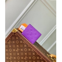 Buy Discount Louis Vuitton Multiple Wallet in Monogram Leather M83056 Purple 2024