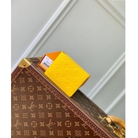 Best Price Louis Vuitton Multiple Wallet in Monogram Leather M69037 Yellow 2024