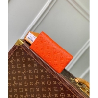 Buy Discount Louis Vuitton Brazza Wallet in Monogram Leather M69038 Orange 2024