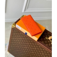 Buy Discount Louis Vuitton Brazza Wallet in Monogram Leather M69038 Orange 2024