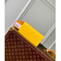 Top Design Louis Vuitton Brazza Wallet in Monogram Leather M69038 Yellow 2024