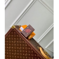 Best Quality Louis Vuitton Pocket Organizer Wallet in Monogram Dust Canvas with Red Signature M11631 2024