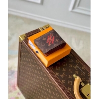 Good Taste Louis Vuitton Multiple Wallet in Monogram Dust Canvas with Red Signature M11716 2024