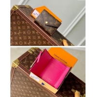 Reasonable Price Louis Vuitton Monogram Canvas Victorine Wallet M41938 Fuchsia Pink 2024