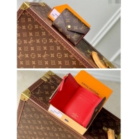 New Style Louis Vuitton Monogram Canvas Victorine Wallet M41938 Red 2024