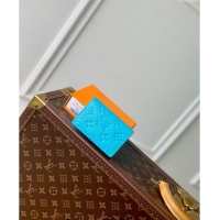 Buy Cheap Louis Vuitton Pocket Organizer Wallet in Monogram Leather Turquoise Blue M11502 2024