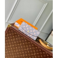 Top Grade Louis Vuitton Emilie Wallet in Trianon Grey Canvas M60697 2024