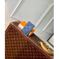 Top Design Louis Vuitton Double Card Holder Wallet in Navy Blue Monogram Gradient Canvas M11550 2024