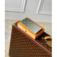 Popular Style Louis Vuitton Brazza Wallet in Khaki Green Monogram Gradient Canvas M11546 2024