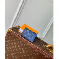 Well Crafted Louis Vuitton Pocket Organizer Wallet in Navy Blue Monogram Gradient Canvas M11548 2024