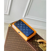 Top Design Louis Vuitton Brazza Wallet in Navy Blue Monogram Gradient Canvas M11546 2024