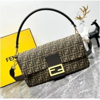 Buy Best Price Fendi Maxi Baguette Bag in FF Fabric FD7613 2024