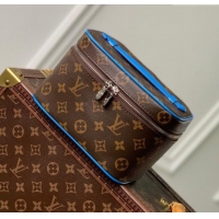 Best Price Louis Vuitton Nice Mini Beauty Case Bag in Monogram Canvas M44495 Blue 2024