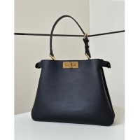 New Design Fendi Peekaboo Soft Medium Bag in Cappuccino-coloured Leather Bag 80172 Black 2024 Top