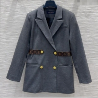 ​Super Quality Louis Vuitton Jacket D101804 Gray 2024