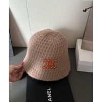 Market Sells Celine Knit Bucket Hat with Stud Logo 1019020 Beige 2024