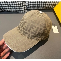 Top Grade Fendi FF Baseball Hat F83027 Brown 2023