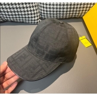 Unique Style Fendi FF Baseball Hat F83028 Black 2023