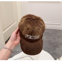 Low Price Fendi Denim Baseball Hat F83031 Dark Brown 2023