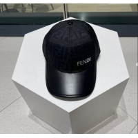 Inexpensive Fendi FF Baseball Hat F83034 Black 2023