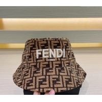 Market Sells Fendi FF Bucket Hat FE10181 Brown 2023