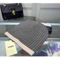 Low Cost Fendi FF Knit Hat FE082301 Beige 2024