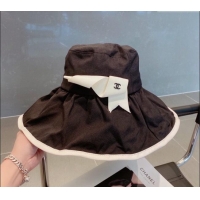 Low Price Chanel Fabric Bucket Hat 0301 Black 2024