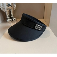 Fashion Discount Chanel Visor Hat 040302 Black 2024