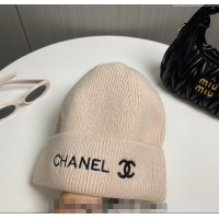 Well Crafted Chanel Knit Hat 1019021 Beige 2024