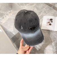 Grade Design Prada Denim Baseball hat 0131 Black 2024