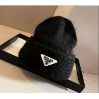 Top Quality Prada Knit Hat 1019007 Black 2024