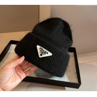 Top Quality Prada Knit Hat 1019007 Black 2024