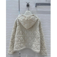 Well Crafted Dior Teddy Cashmere Jacket 1025 White 2024