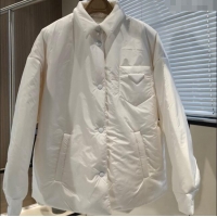 Top Grade Prada Padded Jacket 102501 White 2024