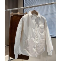 Top Grade Prada Padded Jacket 102501 White 2024