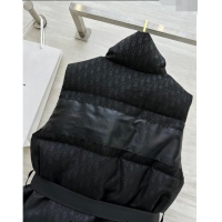 Good Taste Dior Snow Down Vest with Buckle 1025 Black 2024