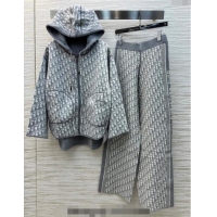 Well Crafted Dior Oblique Jacket and Pants Set 1025 Grey 2024