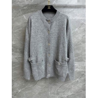 ​Good Taste Chanel Cashmere Cardigan CH102905 Gray 2024 Top