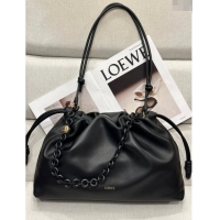 ​Trendy Design Loewe Large Flamenco purse in nappa lambskin 948021 Black 2024