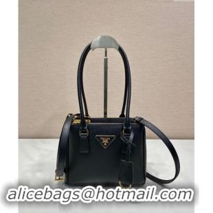 Buy Discount Prada Galleria Saffiano leather mini-bag 1BA906 Black 2024