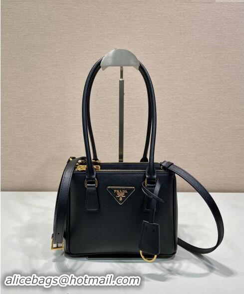 Buy Discount Prada Galleria Saffiano leather mini-bag 1BA906 Black 2024