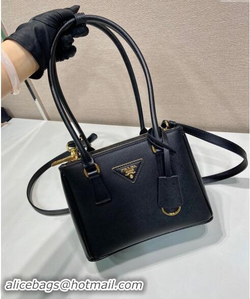 Buy Discount Prada Galleria Saffiano leather mini-bag 1BA906 Black 2024