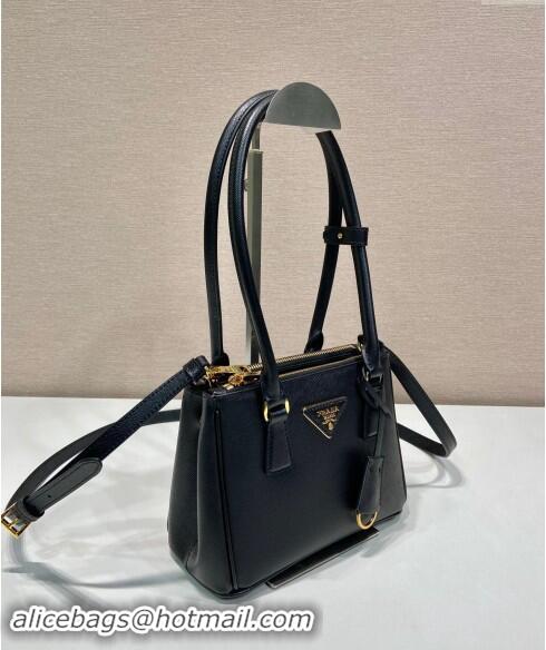 Buy Discount Prada Galleria Saffiano leather mini-bag 1BA906 Black 2024