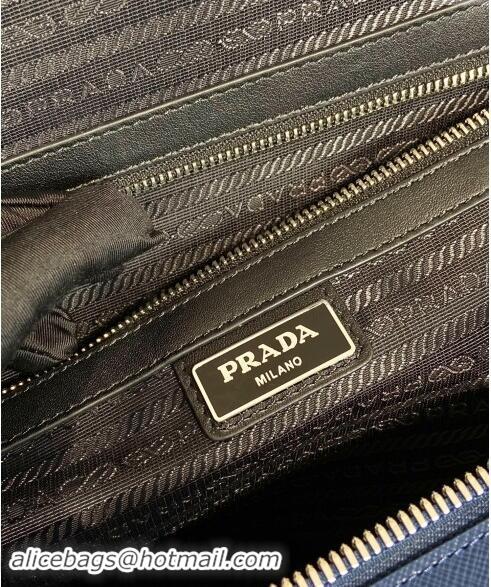 Pretty Style Prada Saffiano Leather Travel Bag 2VC018 Blue 2024